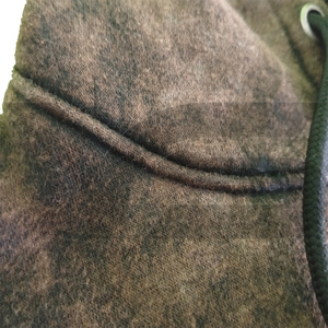 Sweat à capuche délavé à l'acide 300 Gsm 100% coton pour hommes, logo personnalisé de haute qualité, imprimé en relief sur polaire pour l'hiver, vente en gros - Product Image 4