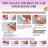 Faux ongles à presser rose poudré courts amande 30 pièces à coller épais ajustement naturel acrylique réutilisables qualité salon vente en gros