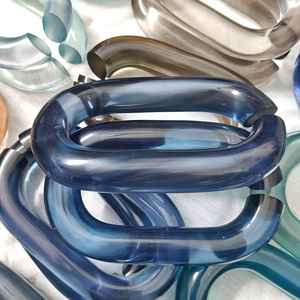 Large Size Resin Chain Links Wall Hanging Decoration <b>Room</b> <b>Divider</b> <b>Curtain</b> Accessories with Love Pattern All colour Available - Product Image 4