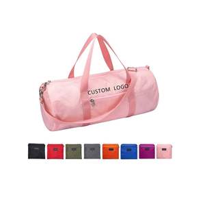 Bolsa de lona de nailon ligera de gran capacidad logotipo personalizado impermeable para hombres y mujeres Fitness viaje uso al aire libre - Product Image 6