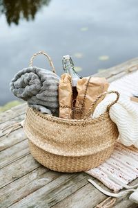 Handwoven <b>Seagrass</b> <b>Storage</b> <b>Baskets</b> Made from Natural Materials Eco Friendly and Perfect for Living Room Decor - Product Image 5