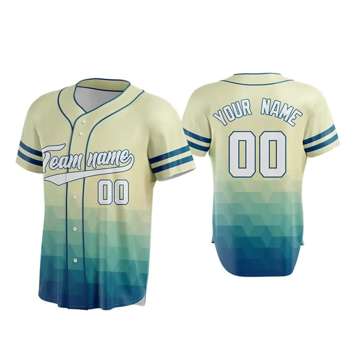 Individuelles Jugendbaseballtrikot leichter Polyester-Gitterstoff für Teams und Spieler