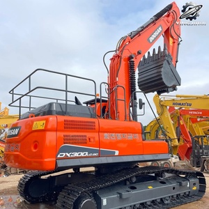 รถขุด Doosan DX300 มือสอง ขนาด 30 ตัน บุ้งกี๋ 1.55 ลบ.ม. แบรนด์เกาหลีแท้ รถขุดตีนตะขาบขนาดใหญ่สำหรับงานก่อสร้าง ชั่วโมงการใช้งานต่ำ ได้รับการรับรองมาตรฐาน CE - Product Image 2