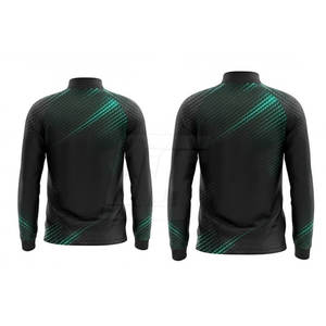 เสื้อแจ็คเก็ตซับลิเมชั่นแบบซิปครึ่งตัวสำหรับผู้ชาย สวมใส่สบาย ประสิทธิภาพสูง เหมาะสำหรับออกกำลังกายและฝึกซ้อม - Product Image 5