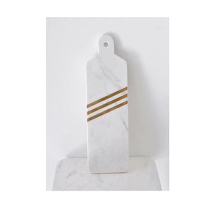 Tabla de cortar de mármol de lujo, colección de accesorios de cocina, tabla de cortar de mármol y servicio, artesanía de la India - Product Image 5