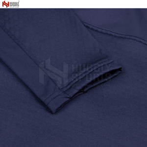 Camisetas Deportivas Ligeras de Media Cremallera para Hombre, de Secado Rápido, Transpirables, con Cuello Alto, Ropa de Gimnasio, Hechas en Pakistán, de Poliéster/Algodón - Product Image 4