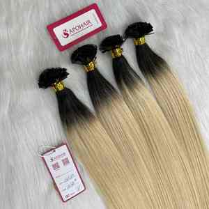 นามสกุลเรมี่บริสุทธิ์ +++ 3Q + สำหรับต่อสีหยิกลึกปลายแบน4Q 1B ธรรมชาติ - Product Image 3