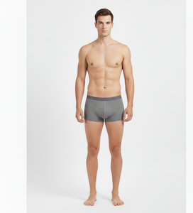 Calzoncillos de Algodón Gris para Hombre, Soporte Suave, Elásticos, Transpirables y Cómodos para Uso Diario - Product Image 1