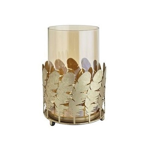 Bougeoir de pilier en métal en aluminium de décoration de fêtes de mariages et de fiançailles - Product Image 3
