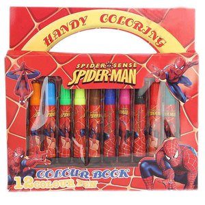 <b>Spider</b>-Man Marker Set 12 Pcs - Product Image 1