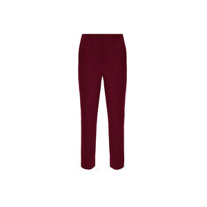 Pantalon de costume pour femme taille haute bordeaux - Product Image 1