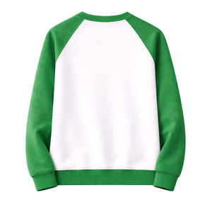 Sudadera Blanca 08 Soror con Mangas Raglán y Cuello Redondo, Sudadera Rosa y Verde para Mujeres de Hermandad Universitaria, Ropa Casual Elegante - Product Image 4