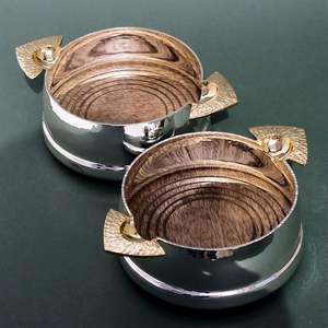 Luxury Stainless Steel Nickel Plated Bottle Coaster <b>for</b> Dining Table <b>Home</b> <b>Bar</b> Kitchen Decor Handmade Durable <b>Bar</b> <b>Accessories</b> Set - Product Image 3