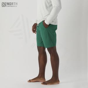 Shorts de Baño Personalizados para Hombre 2025, de Alta Calidad, Poliéster/Algodón, Estampado de Lona, Secado Rápido, Transpirables, con Cierre de Cordón, para Verano - Product Image 4