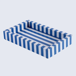 Plateau en os incrusté de motifs floraux modernes, de forme rectangulaire élégante, multifonctionnel pour servir et décorer - Product Image 4