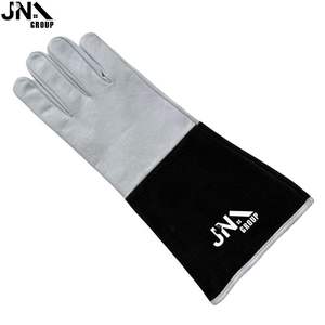 Gants de soudage Tig à manches longues personnalisés Gants de sécurité en cuir de chèvre pour le travail Soudeur en gros - Product Image 6