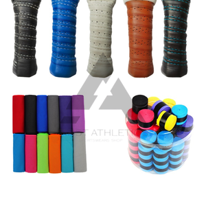 Venta al por mayor de grips de Pádel de goma cómodos diseño a granel 2025 TAMAÑO DE Color de raqueta OEM Anti sudor antideslizante duradero Color personalizado - Product Image 4