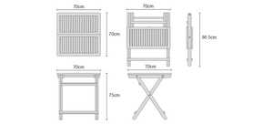 Juegos de mesa y sillas de exterior de madera de teca maciza de lujo moderno económico para restaurante, comedor, boda o balcón, uso de muebles - Product Image 5