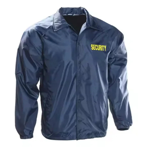 Veste d'hiver de sécurité noire pour hommes, dernière conception, best-seller en gros, veste de sécurité réfléchissante pour hommes en polyester - Product Image 4