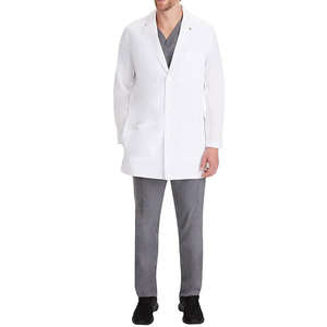 Bata de laboratorio de buena calidad de fábrica para hombre, bata de laboratorio de enfermera de diseño profesional para uso hospitalario - Product Image 3