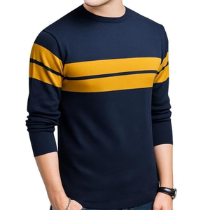 Pull-over en tricot de coton Fournisseur d'usine en gros en vrac personnalisé OEM à la mode - Product Image 2