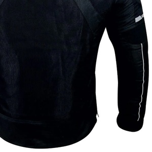 Veste de moto en maille d'été personnalisée pour hommes, équipement de conduite léger et respirant avec protection blindée, col montant - Product Image 6