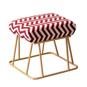 Asiento de terciopelo cómodo de estilo único, taburete de metal con acabado antiguo negro para cafetería y bar, uso regular, acabado brillante - Product Image 3