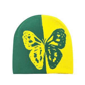 Bonnet en acrylique personnalisé avec logo et image, impression en relief, chaud, tricoté, unisexe, pour l'extérieur, fournisseur OEM ODM, haute qualité courante - Product Image 2