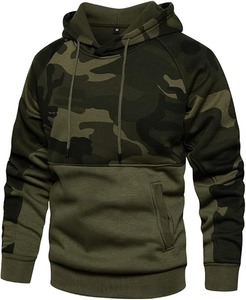 Sweat à capuche zippé personnalisé pour homme avec logo brodé, 100 % coton, thermique, deux tons, épais, style urbain, long, privé - Product Image 3