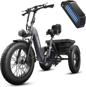 Hot Selling ELECTRIC TRIKE WITH 60V 48V LITHIUM <b>BATTERY</b> POWER FAT TIRE TRIKE - Product Image 2