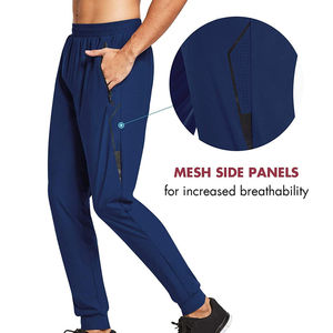 Confortable dernière conception nouveauté mi cordon taille Fitness porter hommes pantalons de survêtement polaire matériel Joggers respirant - Product Image 5