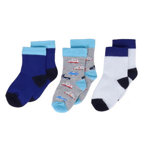 Ensemble de 3 pièces en étain Baby Fant. Chaussettes pour bébé garçon, confortables et mignonnes, lot de trois - Product Image 5