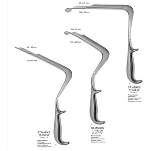 Ensemble de rétracteurs St Marks 3 pièces en acier inoxydable, instruments chirurgicaux, toutes tailles - Product Image 2