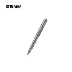 Titanium edc pocket pen withTungsten Window Breaking Tool Multi-Function EDC Gear