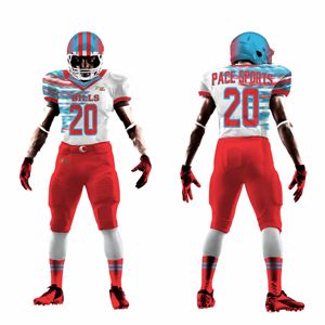 Camisetas y uniformes de fútbol americano hechos a medida Allover Digital sublimado para adultos jóvenes de talla grande transpirable de talla grande - Product Image 1