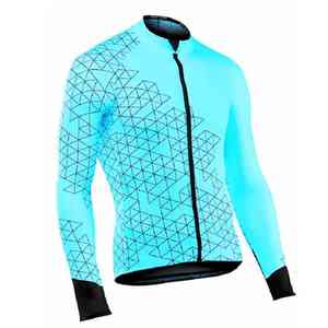 Jersey de Ciclismo de manga larga para hombre de otoño, camisa de carreras de carretera transpirable amarilla fluorescente para Primavera, ropa de carreras de motocicletas - Product Image 3