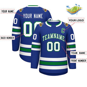 Maillot de hockey sur glace personnalisé, uniforme d'équipe, tissu en maille polyester sublimé avec nom et numéro du joueur, production directe d'usine OEM - Product Image 6