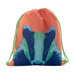 CreaDraw <b>Kids</b> Personalized <b>Drawstring</b> Sportpacks Customizable Promotional Merchandising <b>Bag</b> - Product Image 3