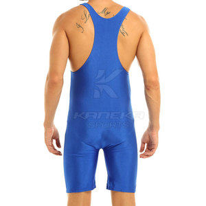 Combinaisons de lutte professionnelles de haute qualité, nouveau design, sur mesure, en spandex/polyester, légères, respirantes, séchage rapide, OEM/ODM - Product Image 5