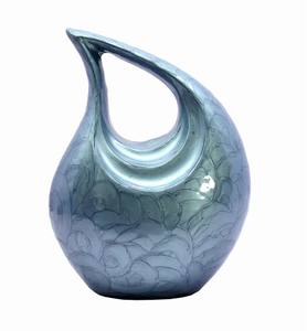 Urnas decorativas de diseño clásico, urnas de gota de cremación de Metal hechas a mano, recuerdo funerario, urnas funerarias de cenizas humanas para adultos - Product Image 5