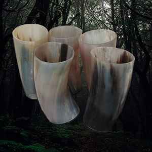 Tasse en corne naturelle écologique, de style rustique fait à la main, verres durables, parfaite pour le café, le thé, le whisky, les occasions de cadeaux - Product Image 1