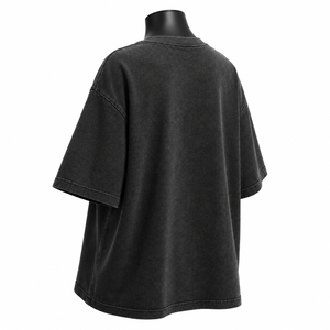 Camiseta de Verano Casual para Mujer, de Manga Corta, Cuello Redondo, con Logotipo, en Color Sólido - Product Image 5