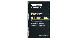 Anesthésie de poche (Carnet de poche) Quatrième édition (Vente en gros) - Product Image 2