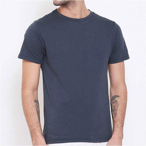 T-shirt pour homme en coton 100% uni, décontracté, col rond, manches courtes, nouvelle collection automne - Product Image 1