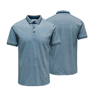 Chemises polo de golf de qualité supérieure 2026 OEM en gros pour hommes, blanches, respirantes, en coton, avec broderie personnalisée, impression, manches courtes - Product Image 1