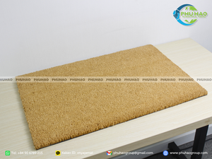 Felpudo de Fibra de Coco para Interiores, para Casa y Oficina, Popular Forma Rectangular, Color Marrón Natural - Product Image 4