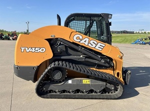 Chargeuse sur chenilles compacte diesel 74kW haute puissance Case Skid Steer TV450 Loader 2 tonnes 4WD Construction Farm Machine - Product Image 6