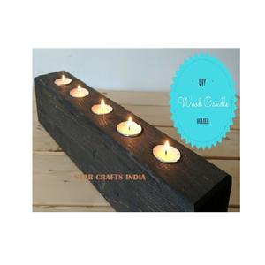 New Arrival Decorative Wooden Color <b>Floating</b> <b>Candle</b> Tea Light Holder <b>Candle</b> Stand Customize Finished Decor Home Decoration Items - Product Image 5