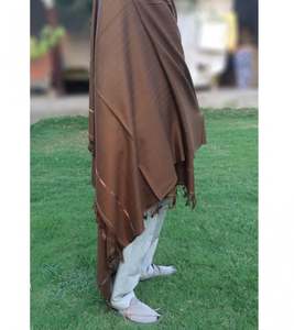 2023 New Arrival <b>Men's</b> Classic Solid Plain Wool <b>Shawl</b> Custom Logo Winter Collection for Adults Traditional Scarves & <b>Shawls</b> - Product Image 6