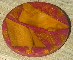 Posavasos de piedra hechos a mano con madera y resina epoxi, venta al por mayor, juego de posavasos a granel de La India, posavasos de protección de bebidas duraderos - Product Image 2